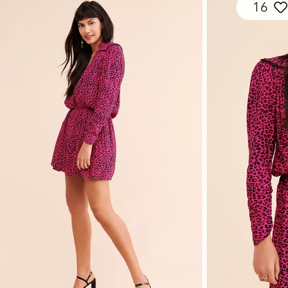 Zadig & Voltaire Leopard Print Mini Dress - Picture 2 of 13